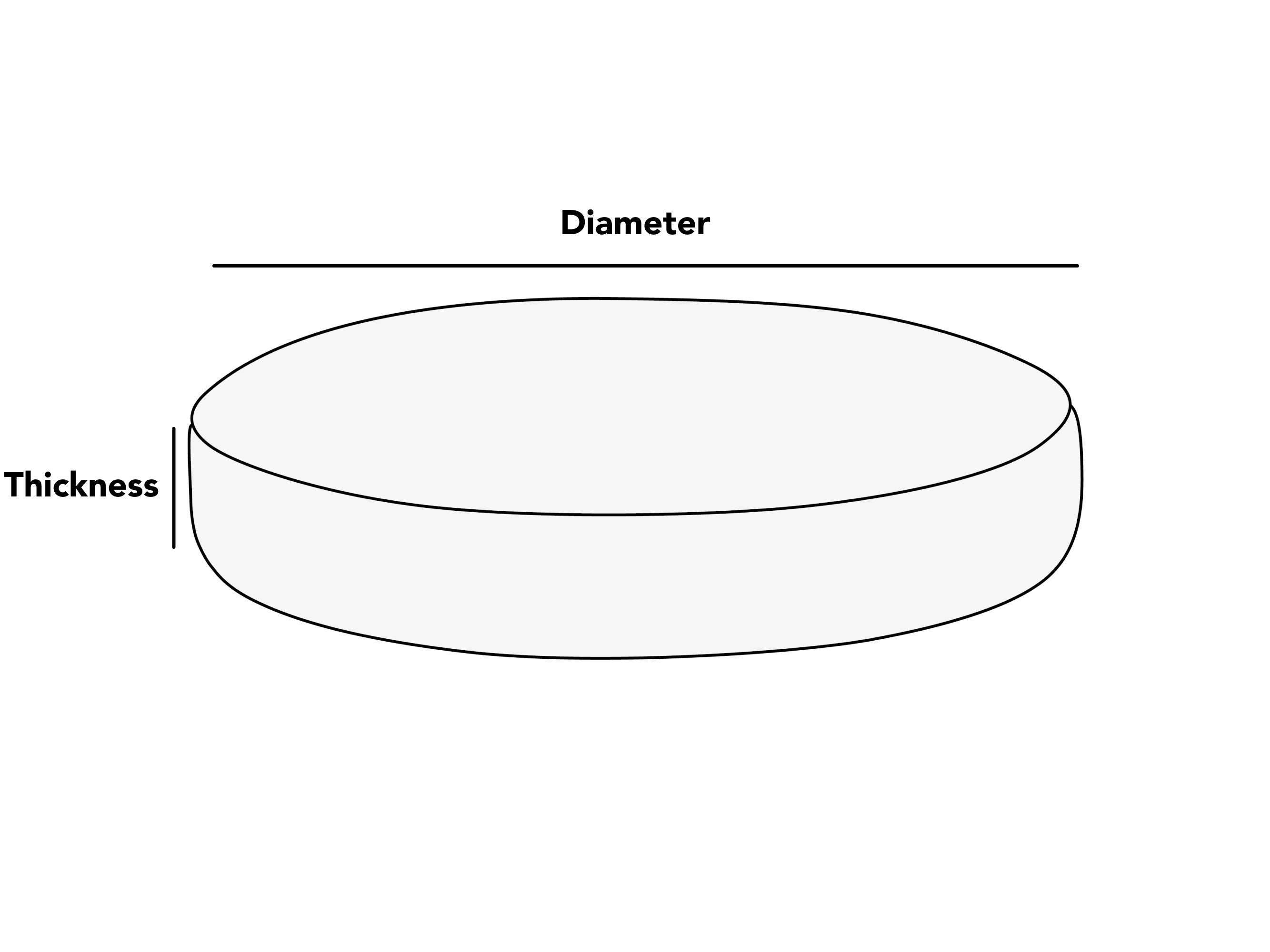 Custom Round Ottoman Cushion | Coverstore