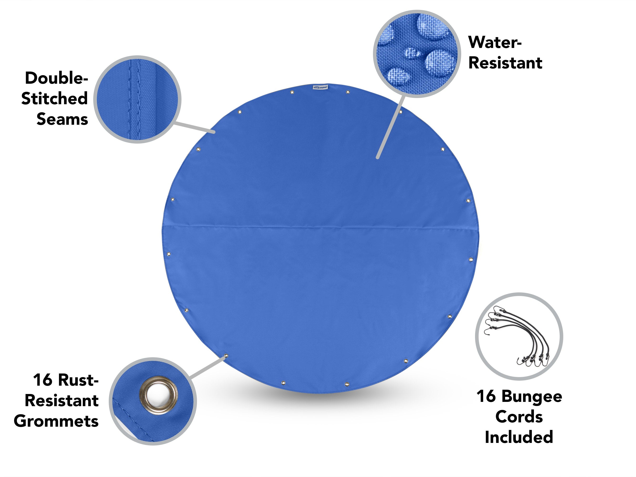 custom size tarp Custom Round Tarp