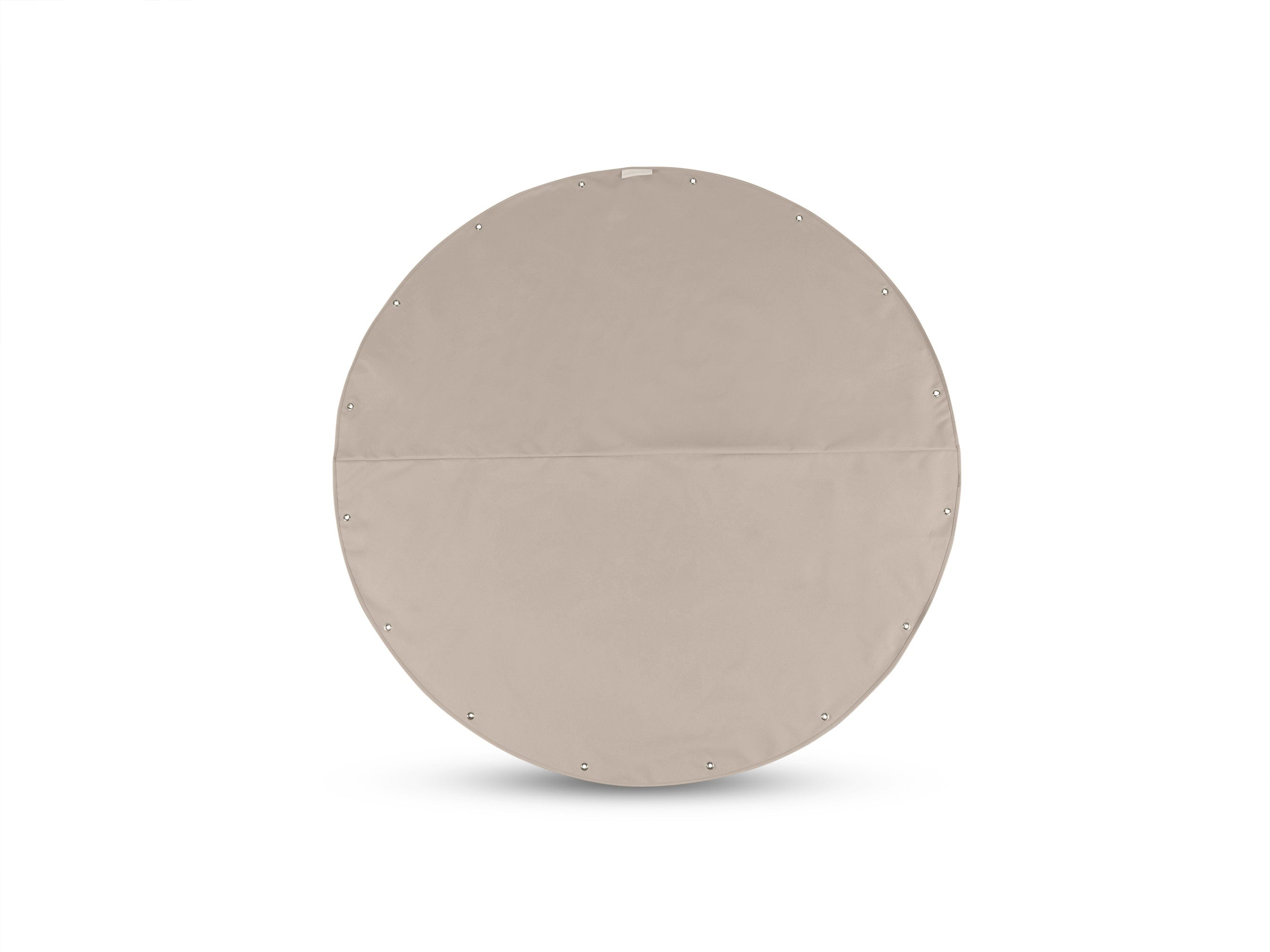 circular tarp Custom Round Tarp - Water-Resistant, Heavy-Duty Polyester, Reinforced Grommets, 10-Year Warranty - Prestige, Clay
