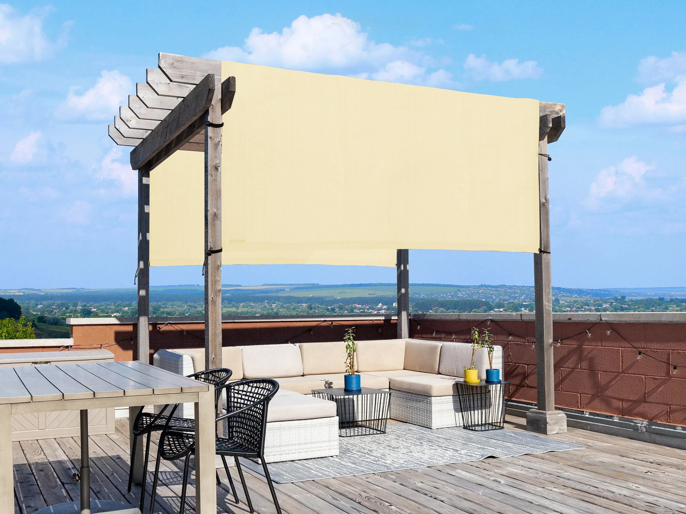 Custom Size Pergola Drop Shade Canopy Coverstore