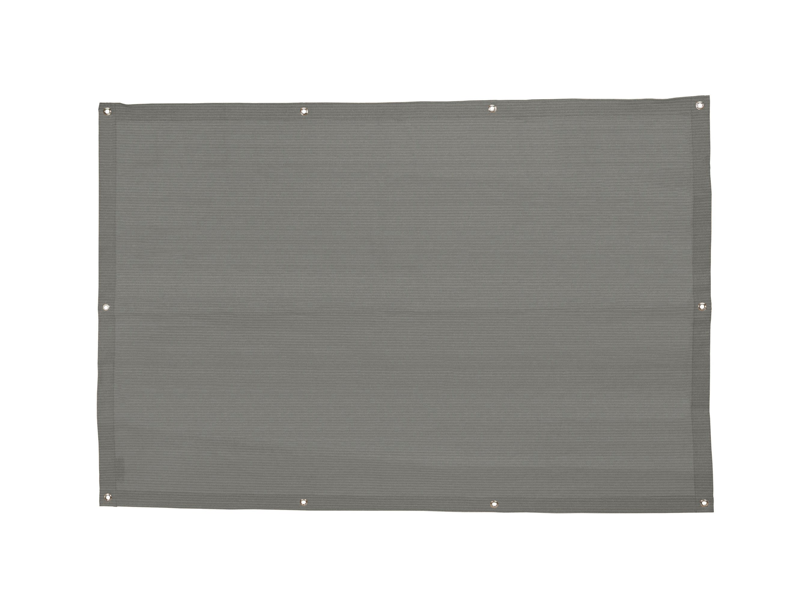 ALION Breathable Pergola Sun Shade Privacy Cover Panel - Navy Grey - HDPE With Grommets