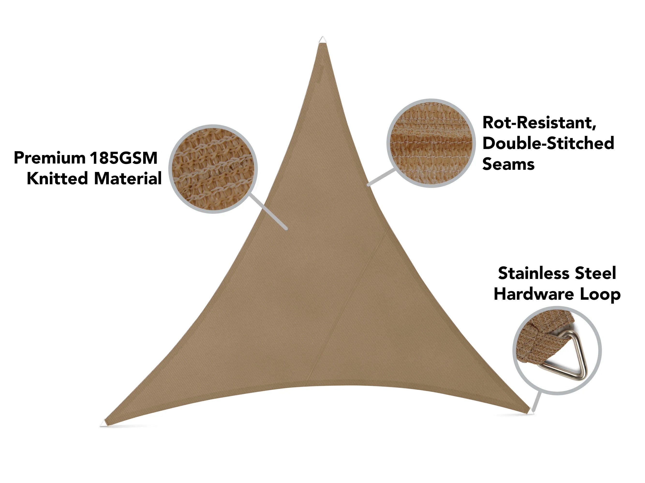Triangular Shade Sail | Coverstore