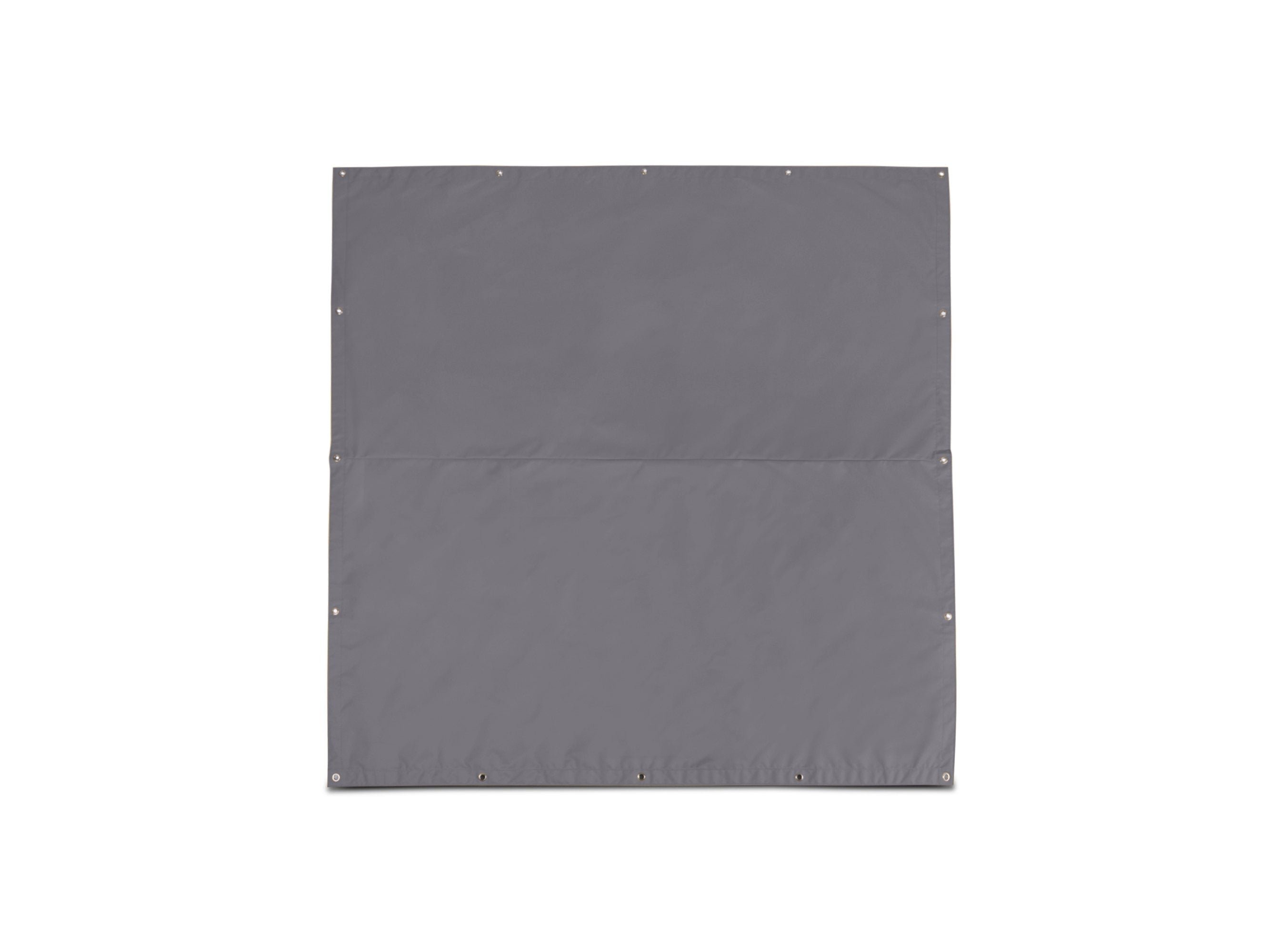 grey tarp Custom Square/Rectangular Tarp - Weatherproof, Lightweight Polyester, Reinforced Grommets, 3-Year Warranty - Elite, Charcoal