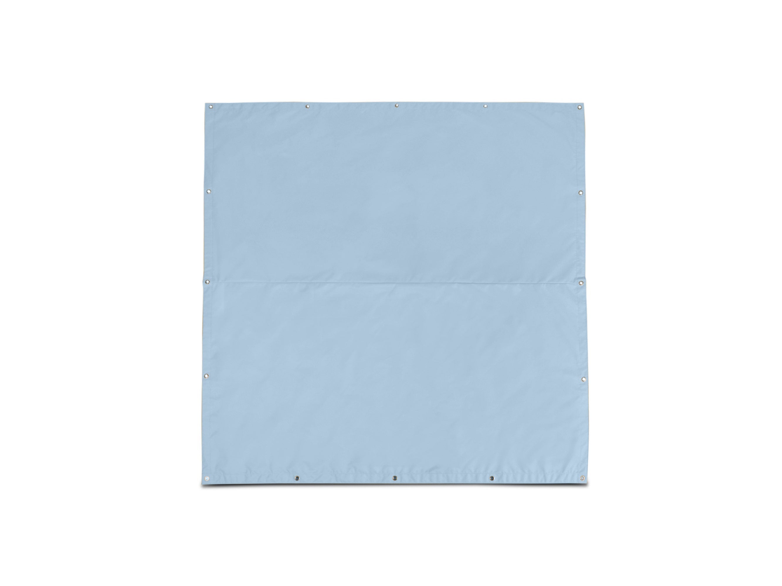 Custom Square/Rectangular Tarp - Weatherproof, Lightweight Polyester, Reinforced Grommets, 3-Year Warranty - Elite, Sky Blue