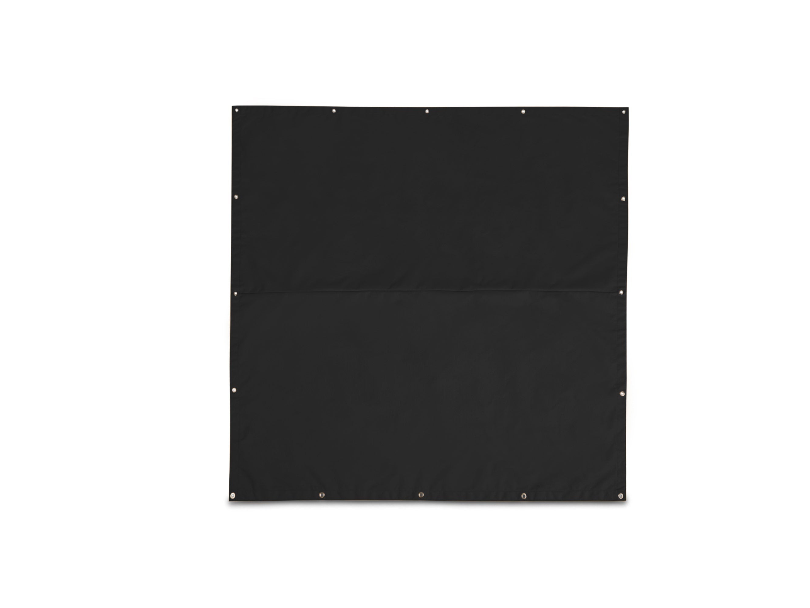 Custom Square/Rectangular Tarp - Weatherproof, Heavy-Duty Polyester, Grommets, 7-Year Warranty - Ultima Ripstop, Ripstop Black