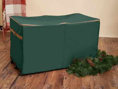 Christmas Tree Rolling Structured Bag Keepsakes Red