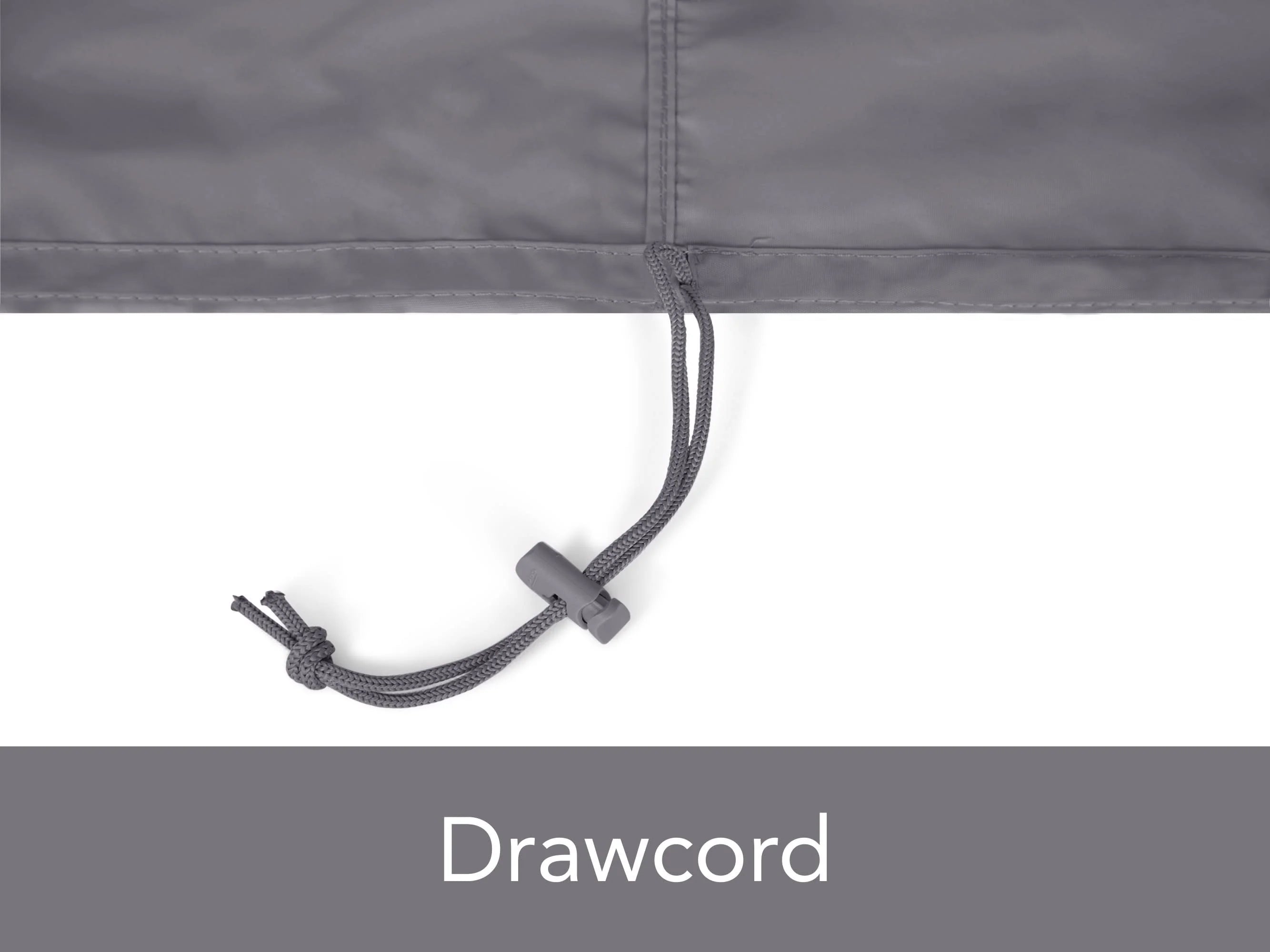 8-10 Foot Patio Umbrella Cover - Water Resistant, Light Weight Polyester, UV Protection, 3-Year Warranty - Elite, Charcoal