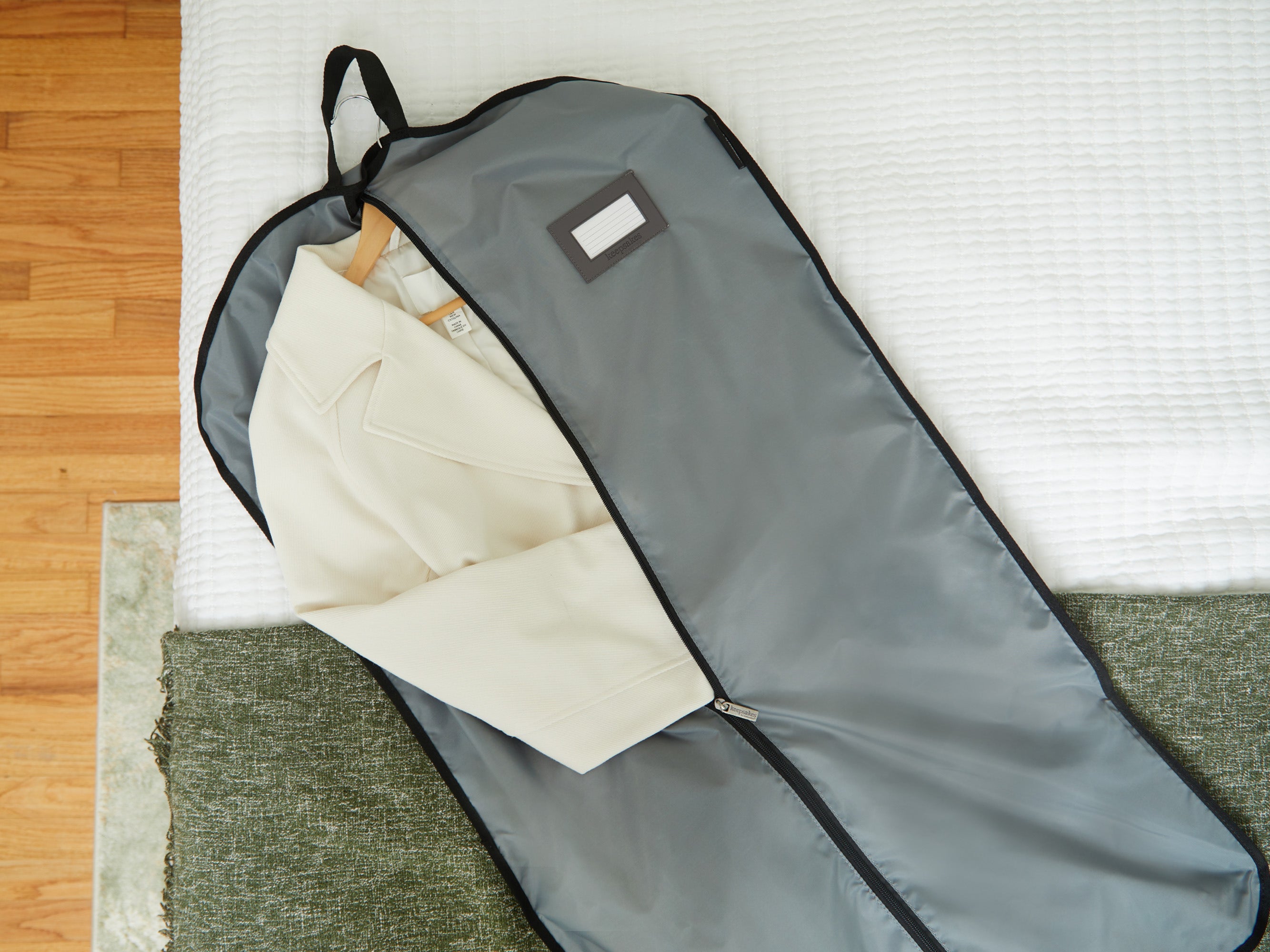 Covermates Keepsakes Garment Bag Set - Premium Polyester - Full Length Zipper - ID Window - Carrying Handles
