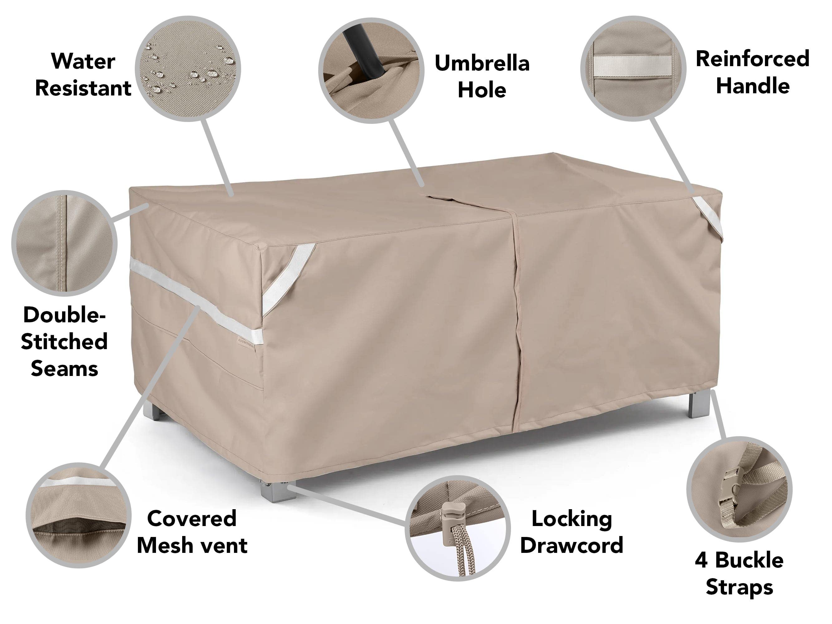 Patio Rectangular Dining Table Cover