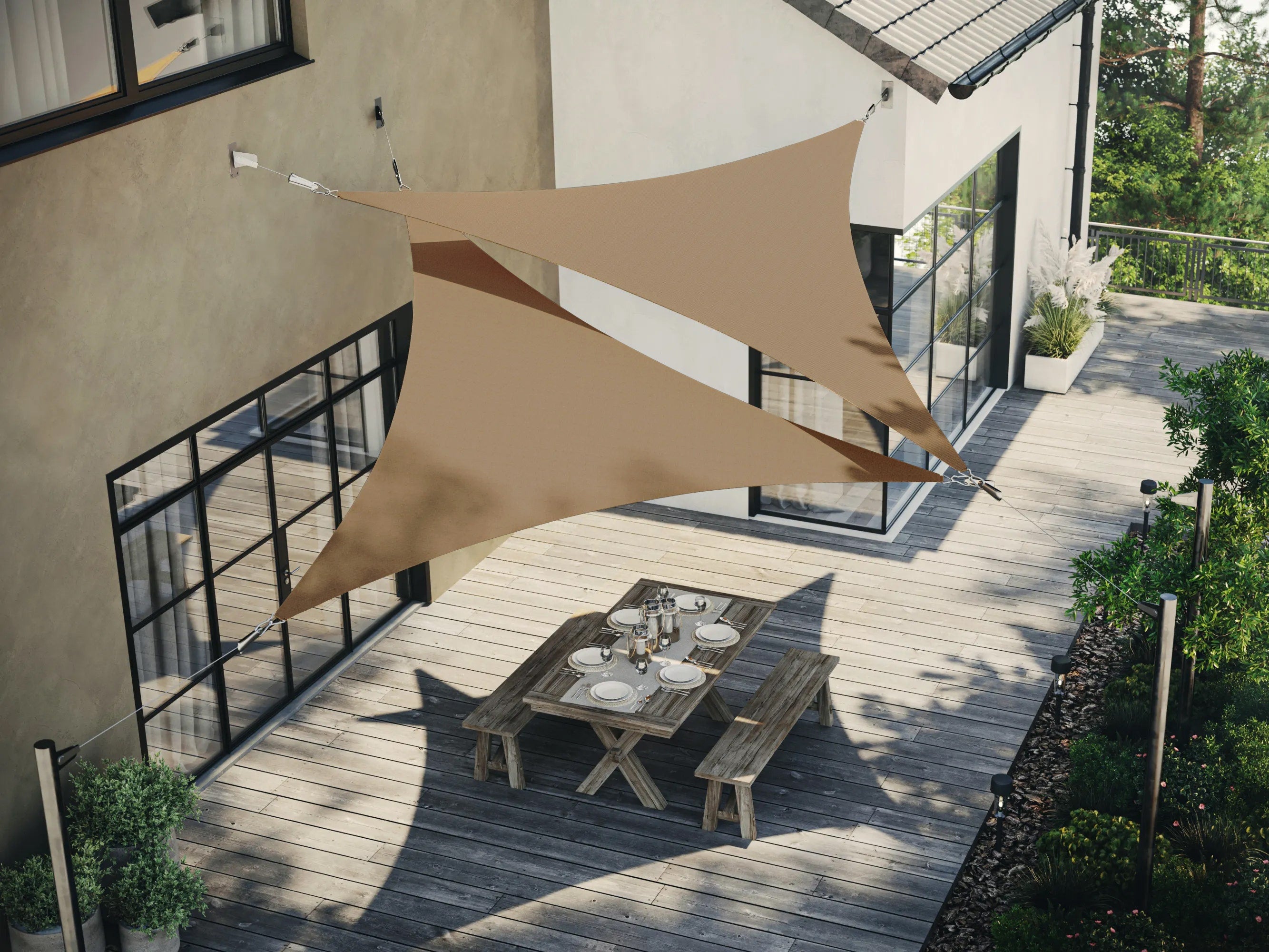 Custom Size Triangular Shade Sail| Coverstore