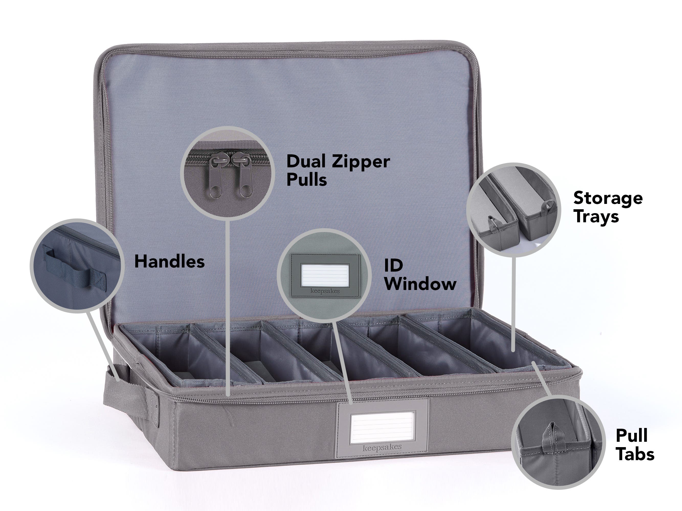 X-Small Zip-Top Storage Box with Trays | Coverstore