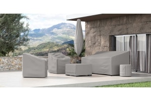 Set of Covermates Ultima Ripstop Grey Patio Furniture Covers