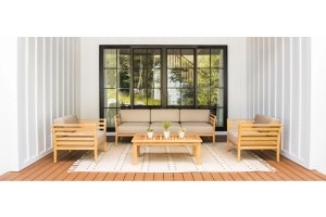 Outdoor seating arrangement by Madbury Road