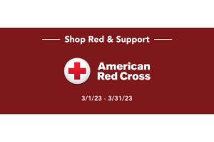 Shop Red & Support the American Red Cross during March