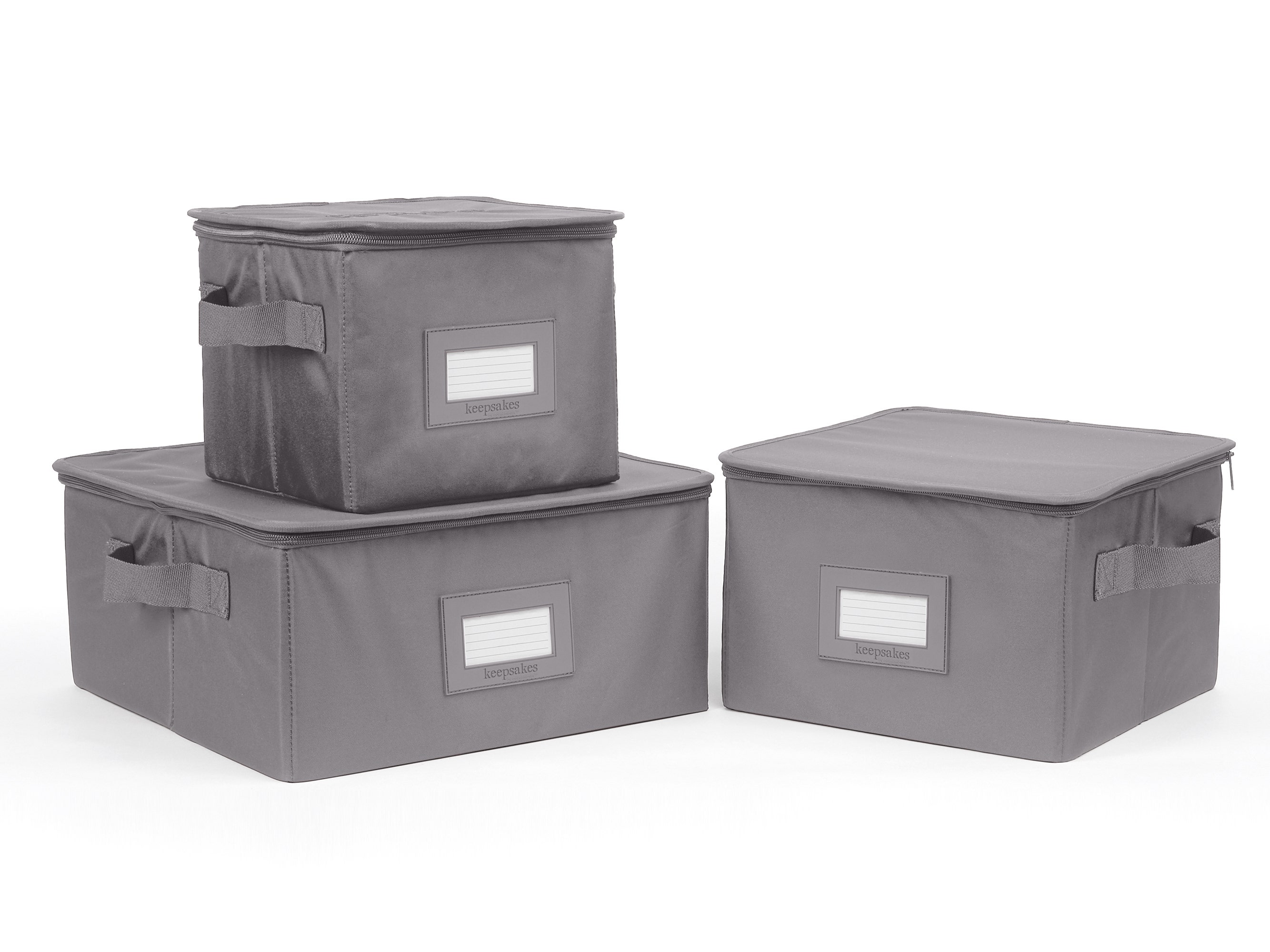 3 Piece Dish Storage Box Set - Keepsakes