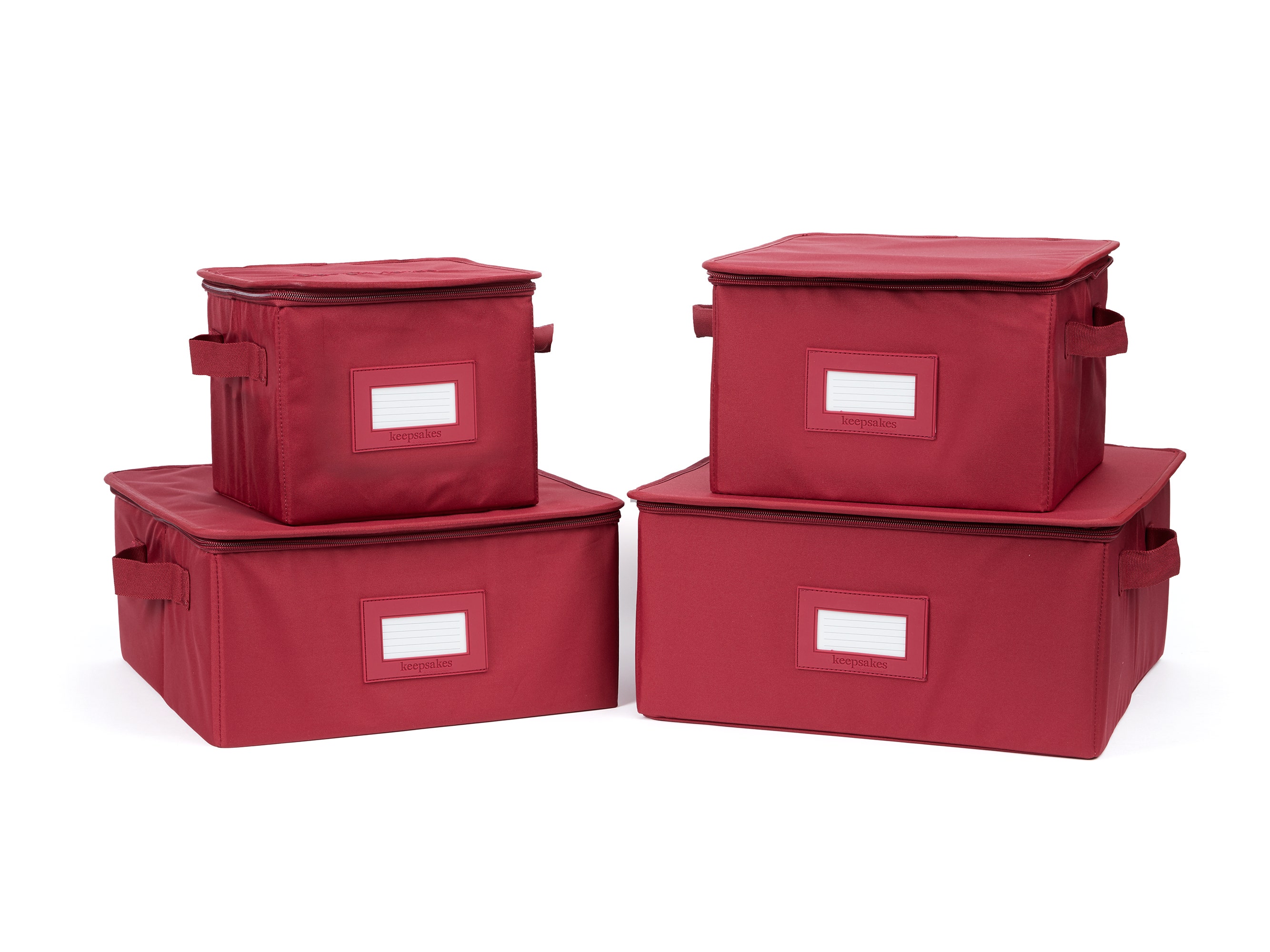 4 Piece Dish Storage Box Set - Keepsakes