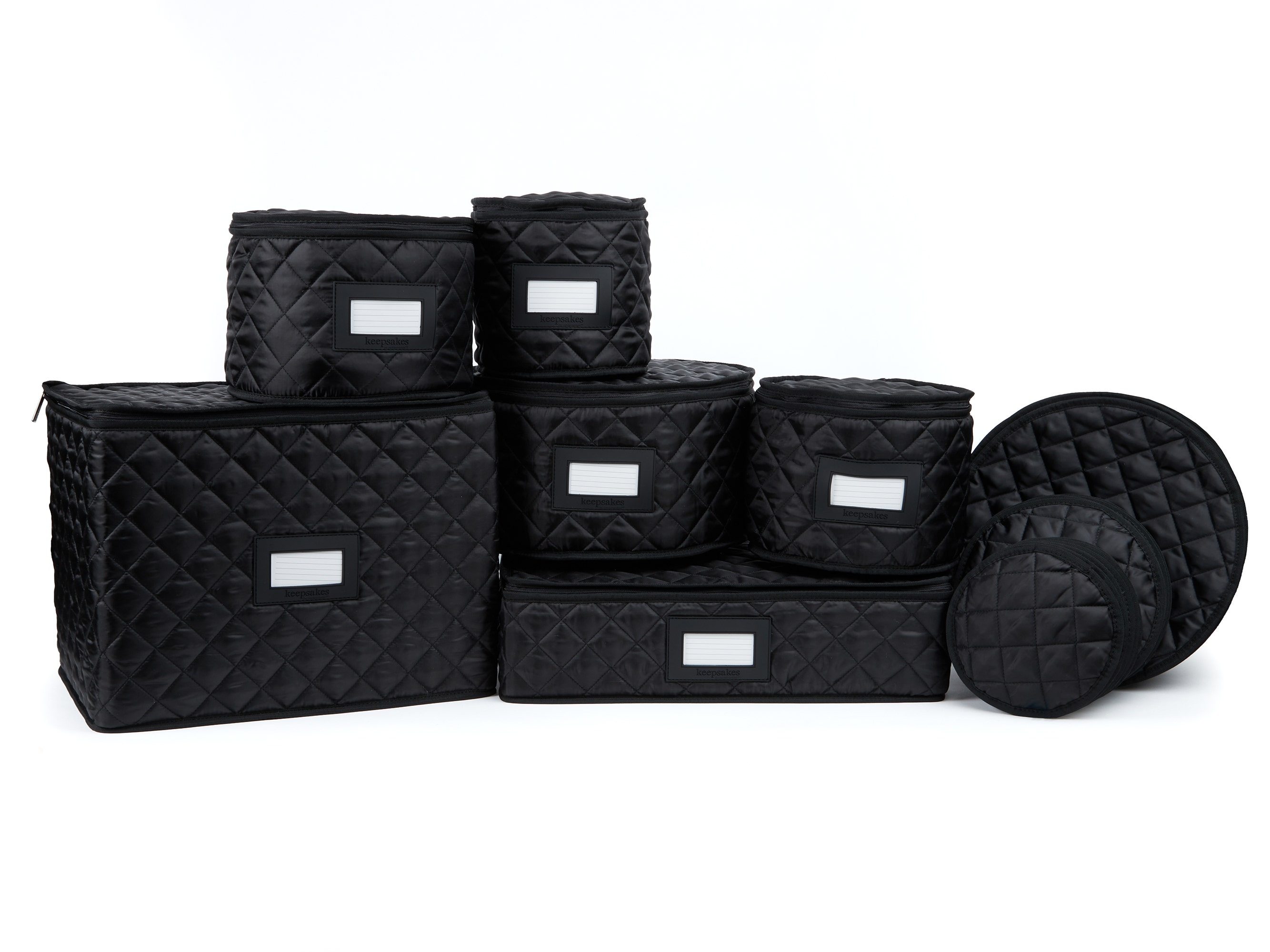 6 Piece Dish, Cup & Stemware Storage Set - Keepsakes