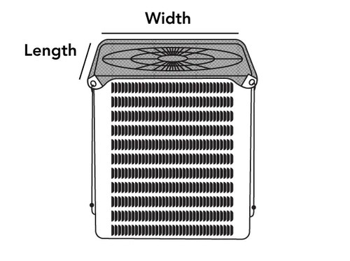 Outdoor Air Conditioner Armor Top Cover