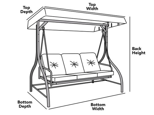 Custom Canopy Swing Cover