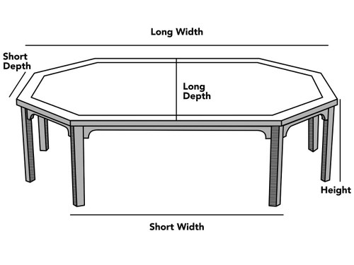 Custom Octagon Table Cover