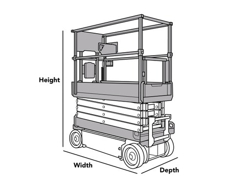 Custom Scissor Lift Cover