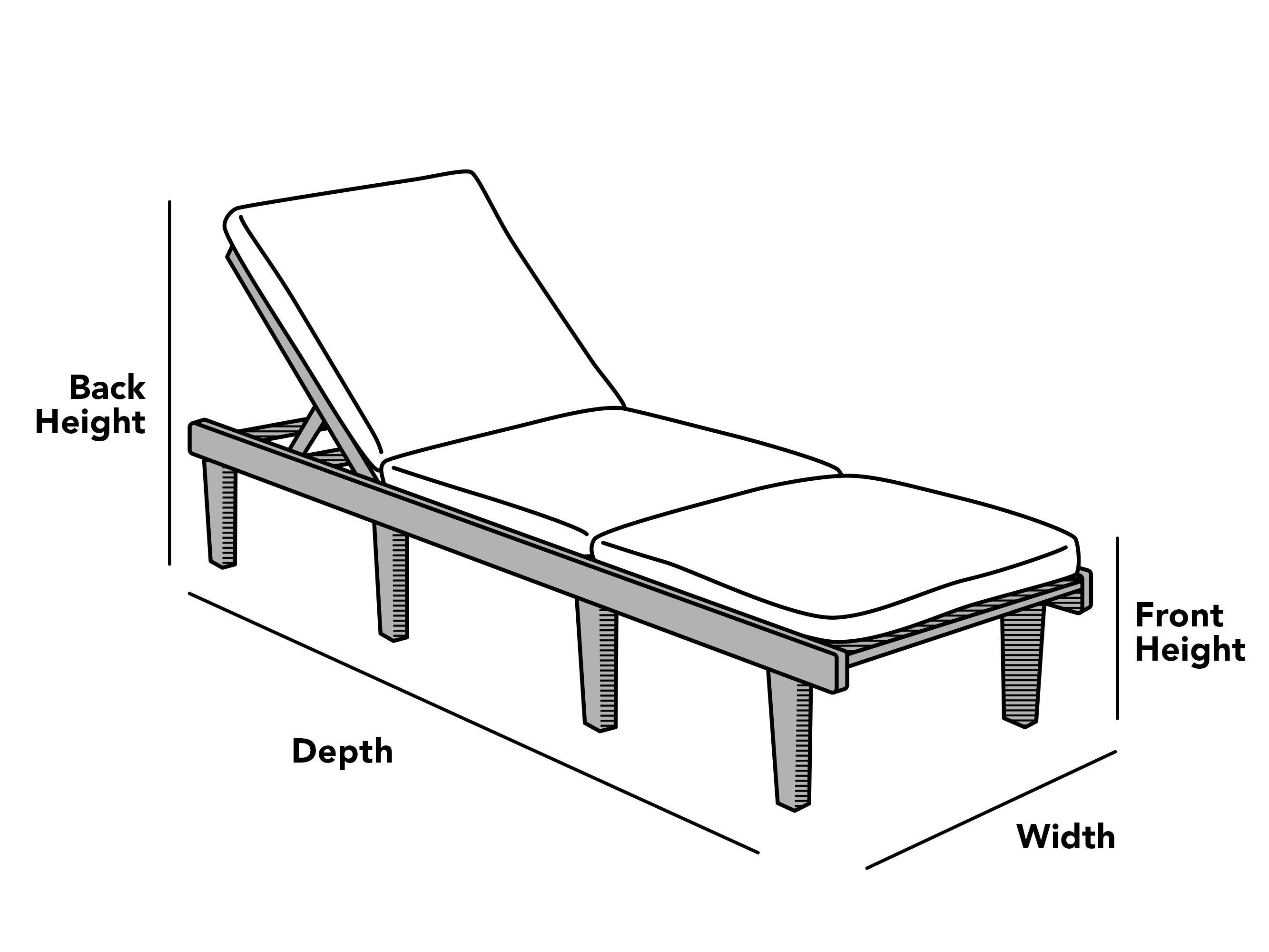 Custom Upright Chaise Cover - Elite