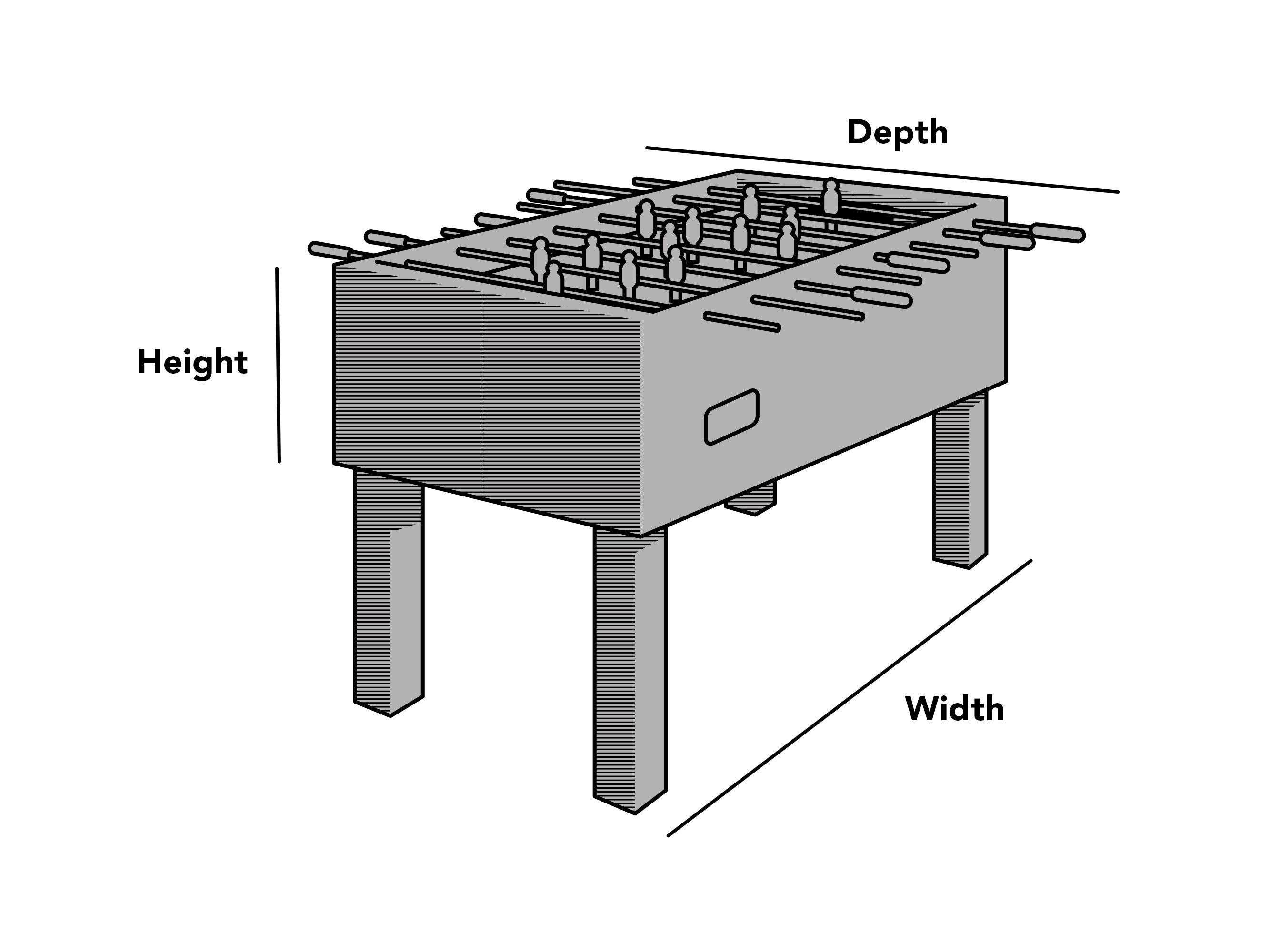 Custom Foosball Table Cover - Elite