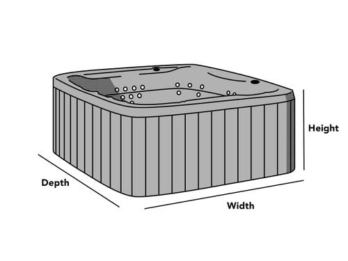 Custom Square/Rectangular Hot Tub Cover