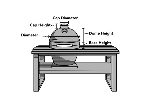 Custom Kamado Dome Cover