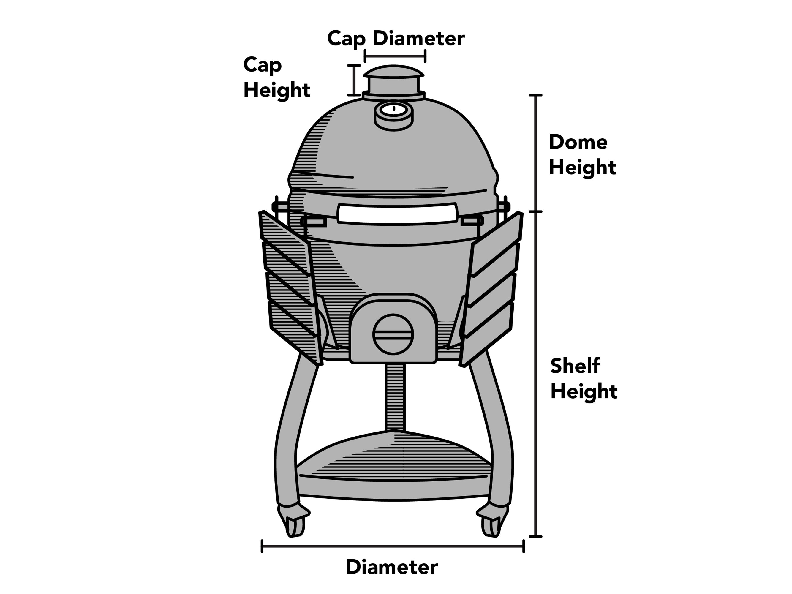 Custom Kamado Full Cover - Prestige