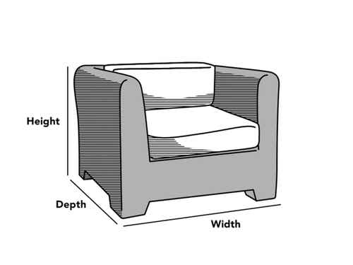 Custom Modular Sectional Club Chair Cover
