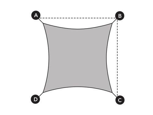 Custom Square/Rectangular Shade Sail