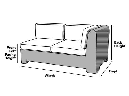 Custom Right Hand Facing Sectional Cover