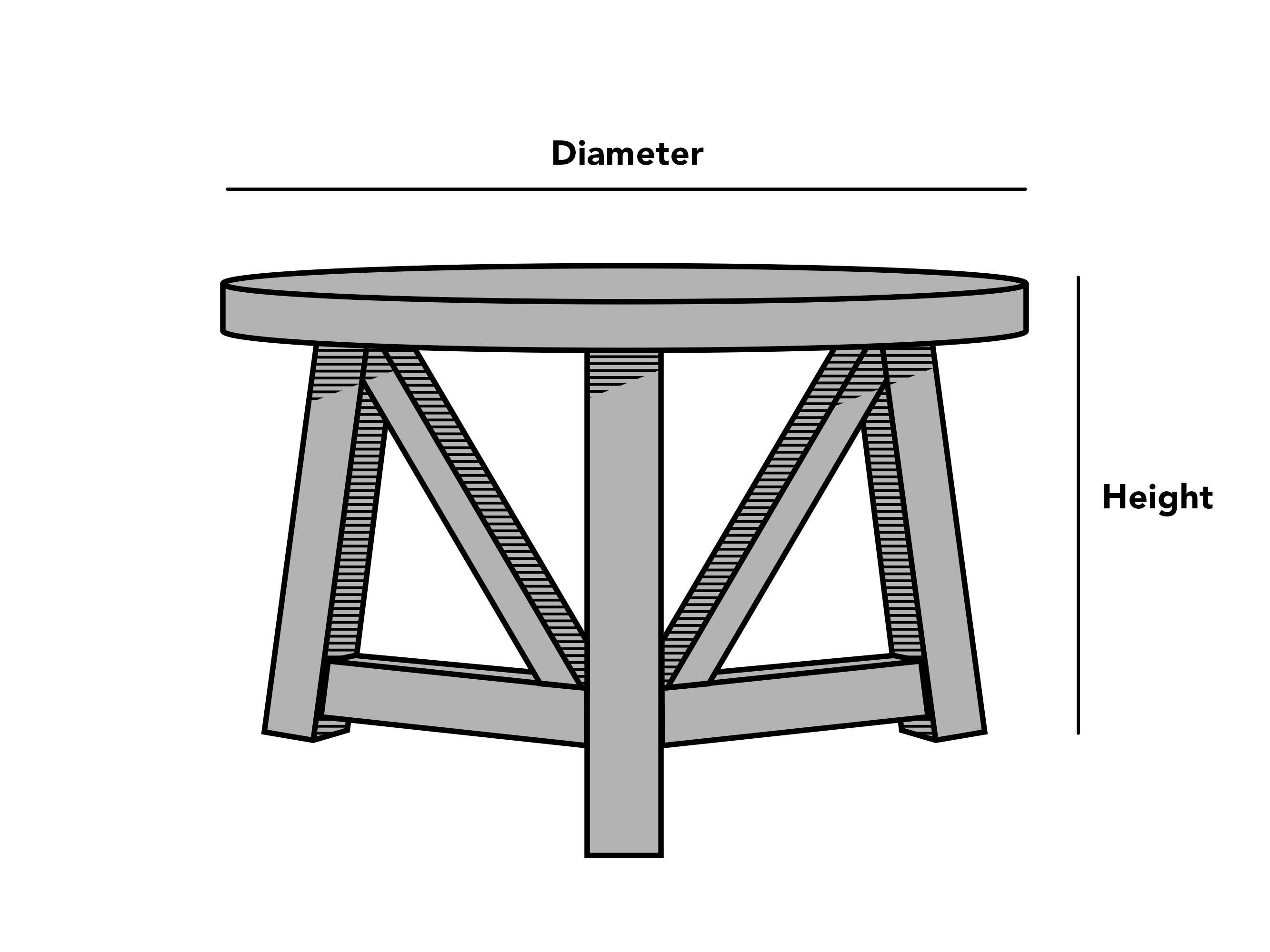 Custom Round Accent Table Cover - Prestige