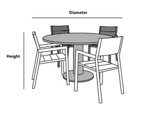 Custom Round Table Chair Set Cover