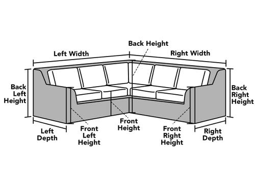 Custom L-Shape Sectional Cover