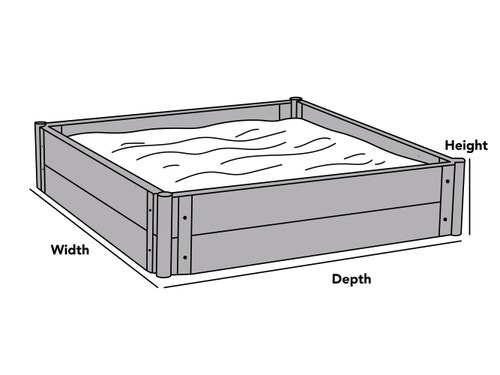 Custom Square/Rectangular Sandbox Cover