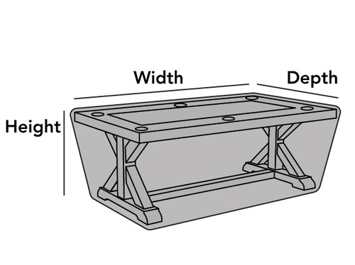 Rectangular Poker Table Cover