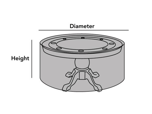 Round Poker Table Cover