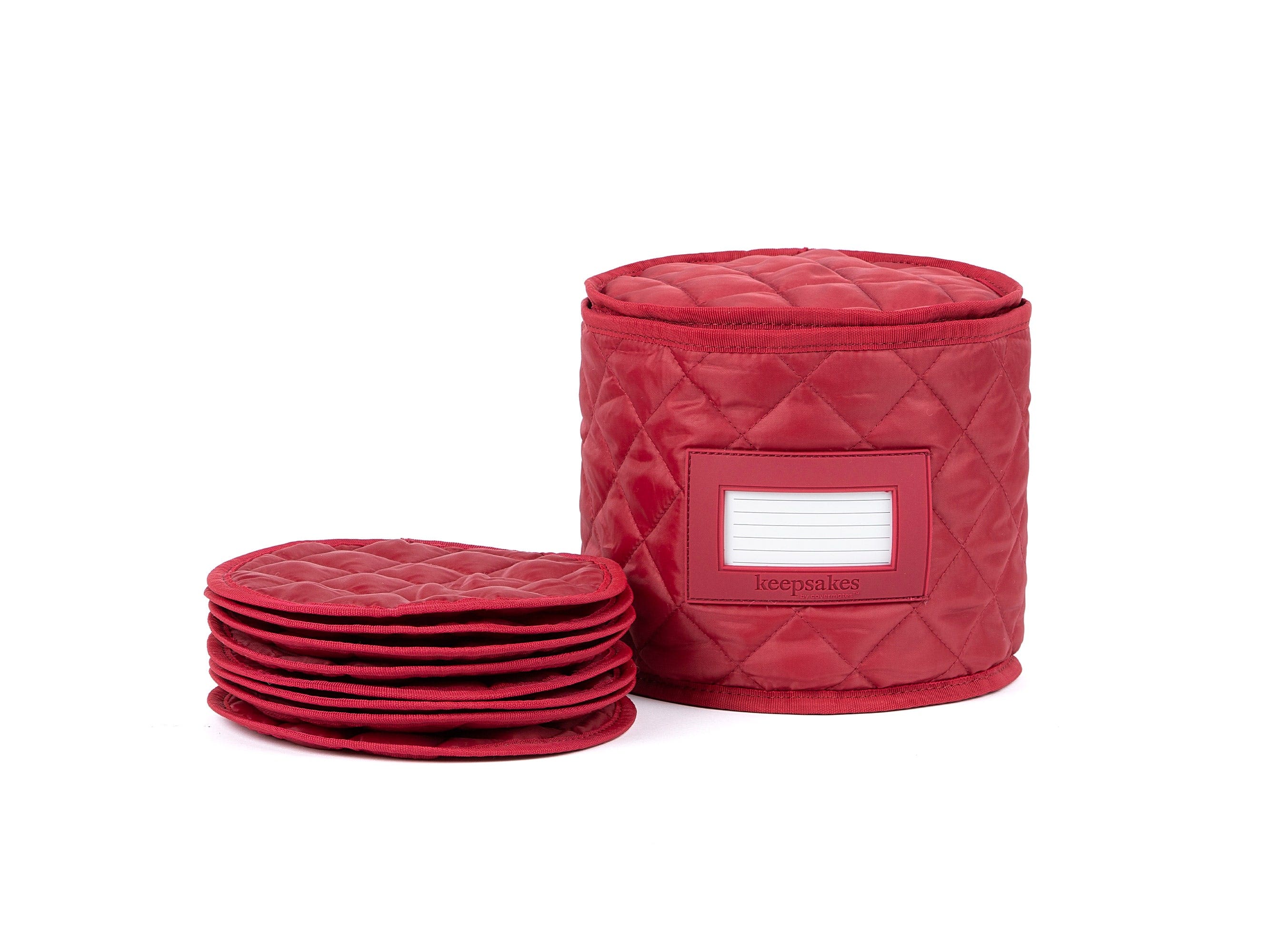 Round Saucer Plates Storage - Keepsakes