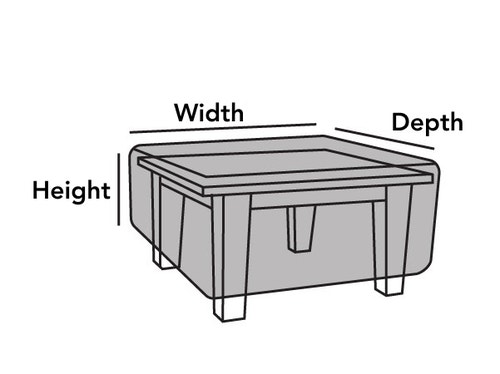 Outdoor Square Accent Table Cover