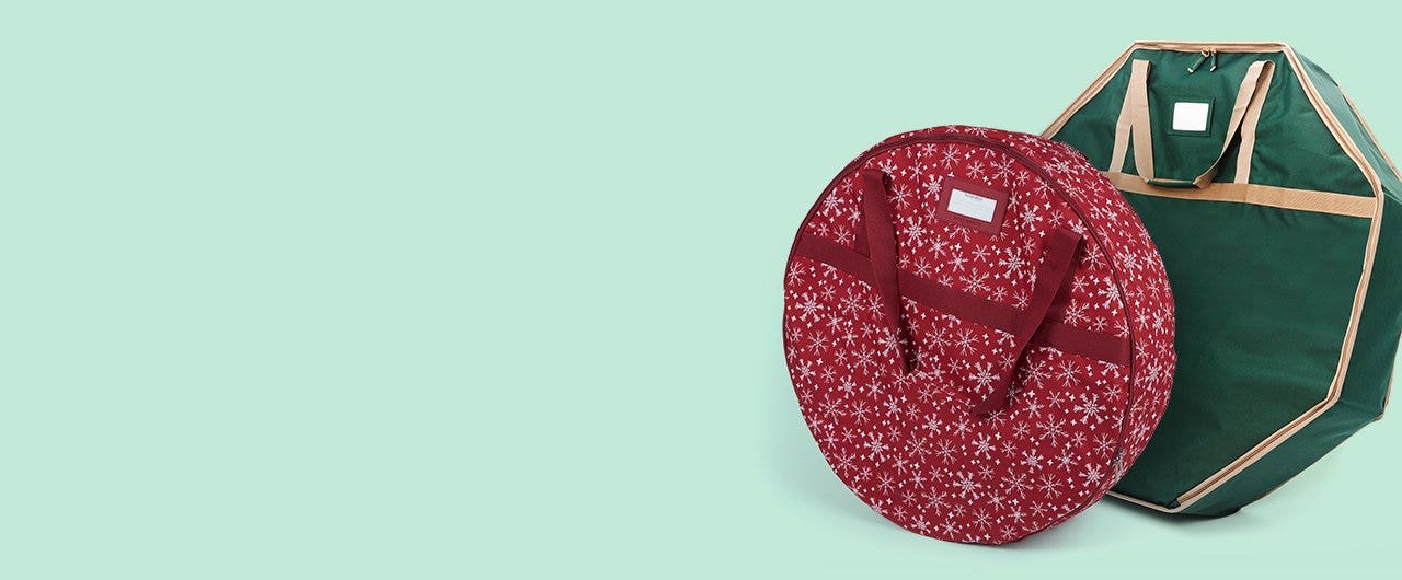 Wreath storage bag