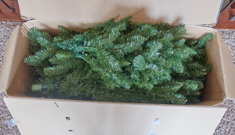 Cardboard Christmas Tree Box