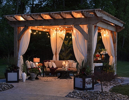 Romantic patio design Romantic patio design